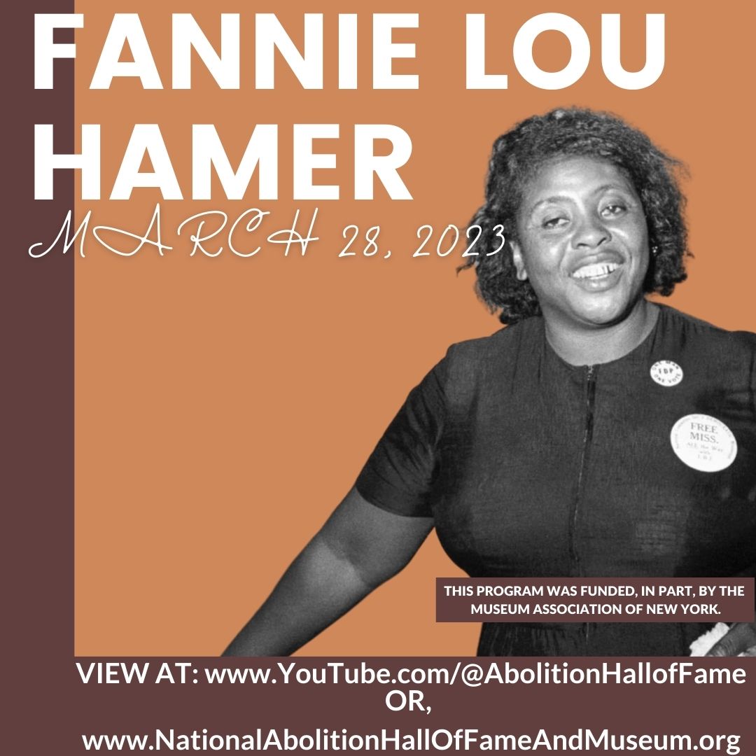 Tuesday, March 28: Fannie Lou Hamer (1917-1977)