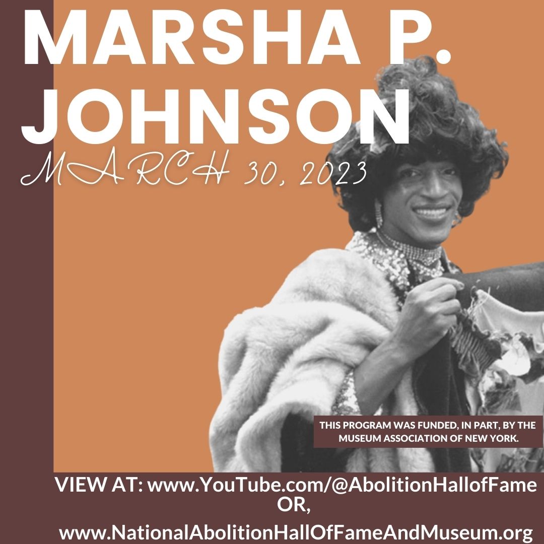Thursday, March 30: Marsha P. Johnson (1945-1992)