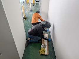イクメンリフォームによる愛知県名古屋市の企業様の倉庫の改装工事中！