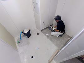 イクメンリフォームによる愛知県名古屋市の会社のトイレの激安リフォーム