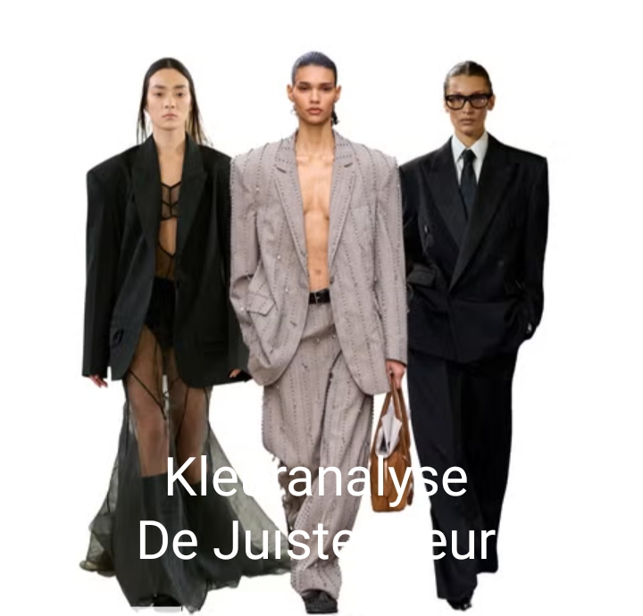 Mannenpak maar dan wel met Een oversized blazer.