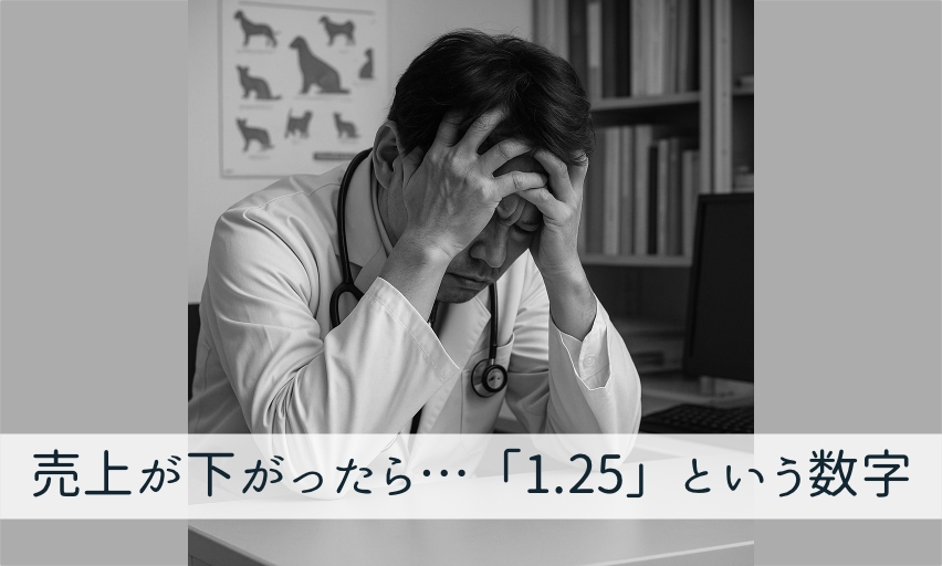 売上が下がったら…「1.25」という数字に目を向けて