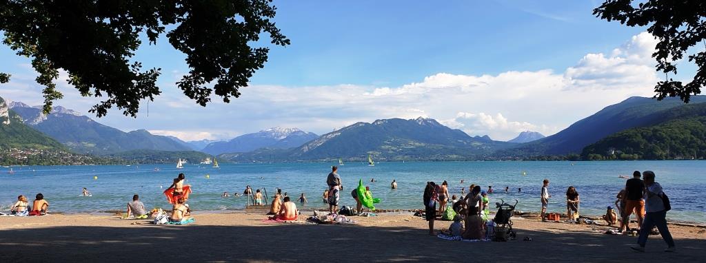 Plage d'Annecy le vieux