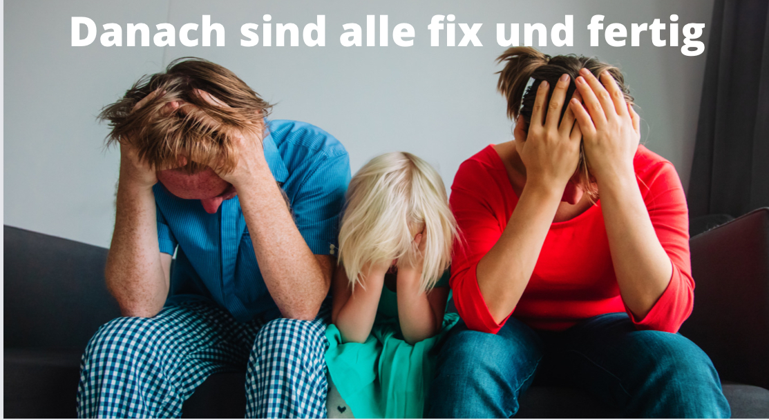 Die Familie ist verzweifelt 