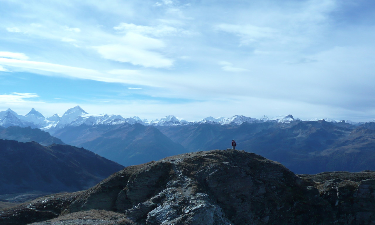 Panorama auf dem Illhorn