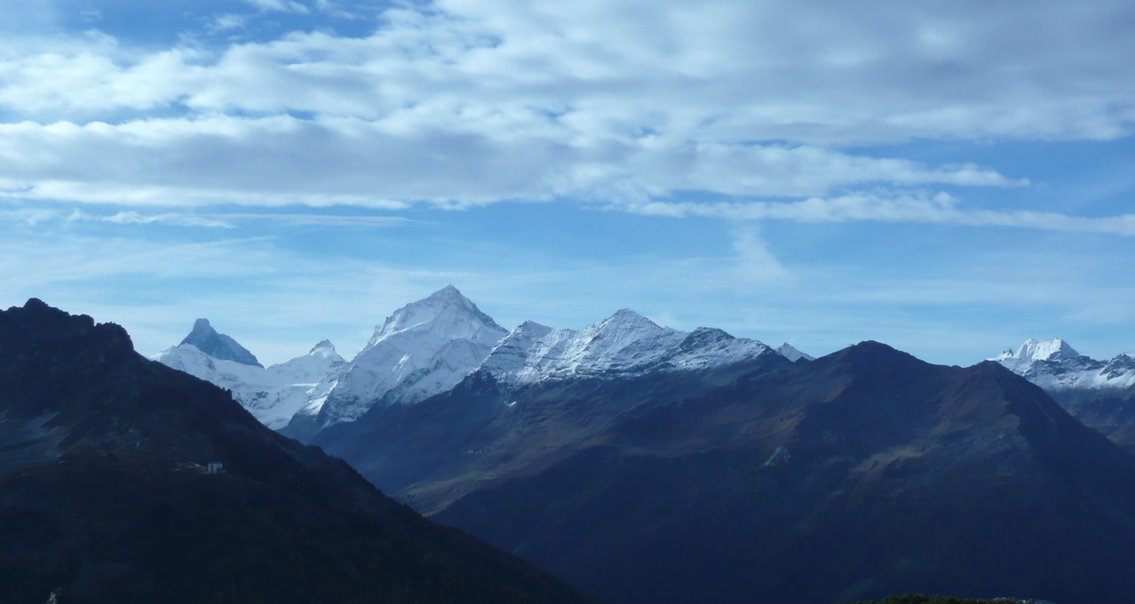 Matterhorn und Dent Blanche