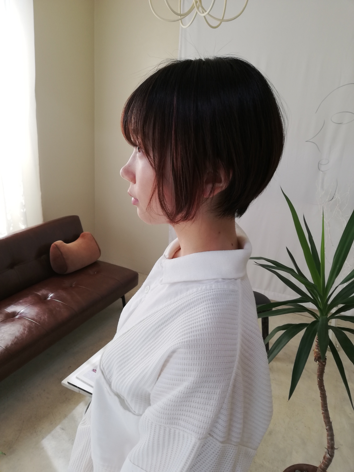 レビストーンヘアーでちょっぴり、大人可愛く