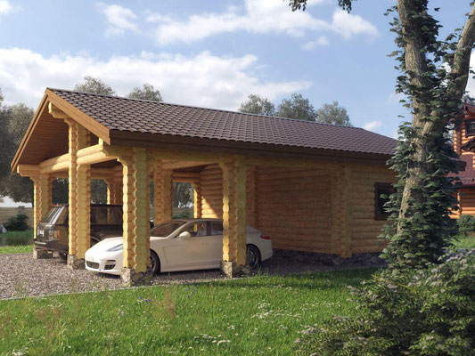garage bois , kit garage en bois , garage bois en rondin , garage bois en fuste , garage bois madrier grosse section , fabricant garage bois , constructeur garage bois , plan garage bois , garage double , construire garage bois , prix garage bois , garage