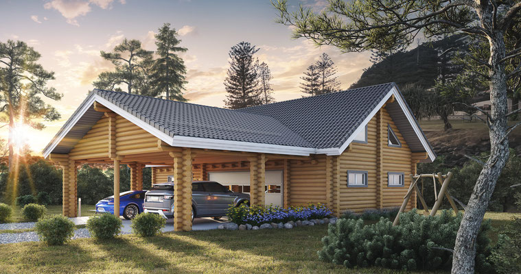 garage bois , kit garage en bois , garage bois en rondin , garage bois en fuste , garage bois madrier grosse section , fabricant garage bois , constructeur garage bois , plan garage bois , garage double , construire garage bois , prix garage bois , garage