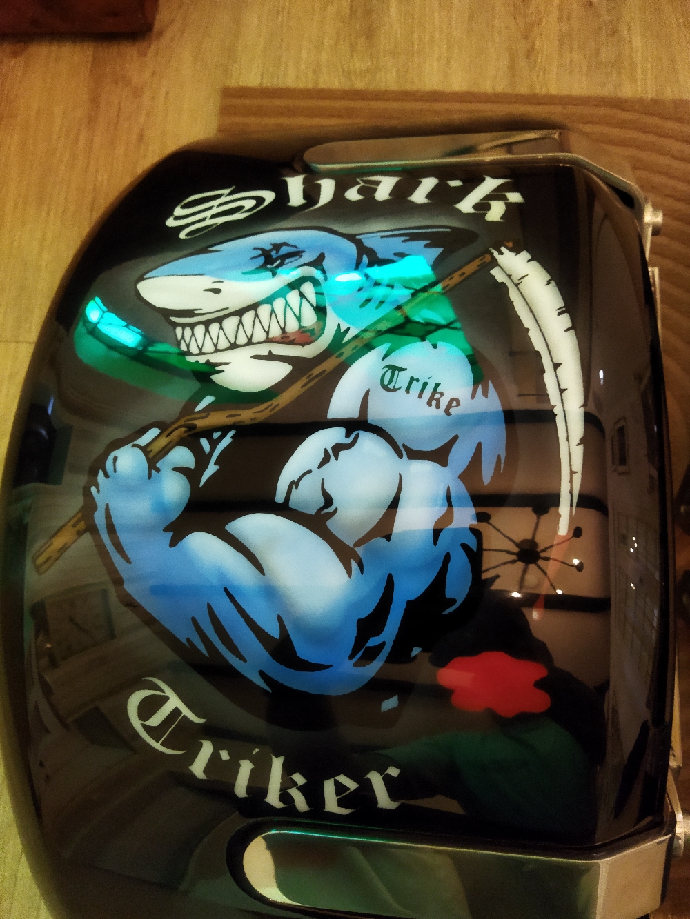 Airbrush auf Trikefender 