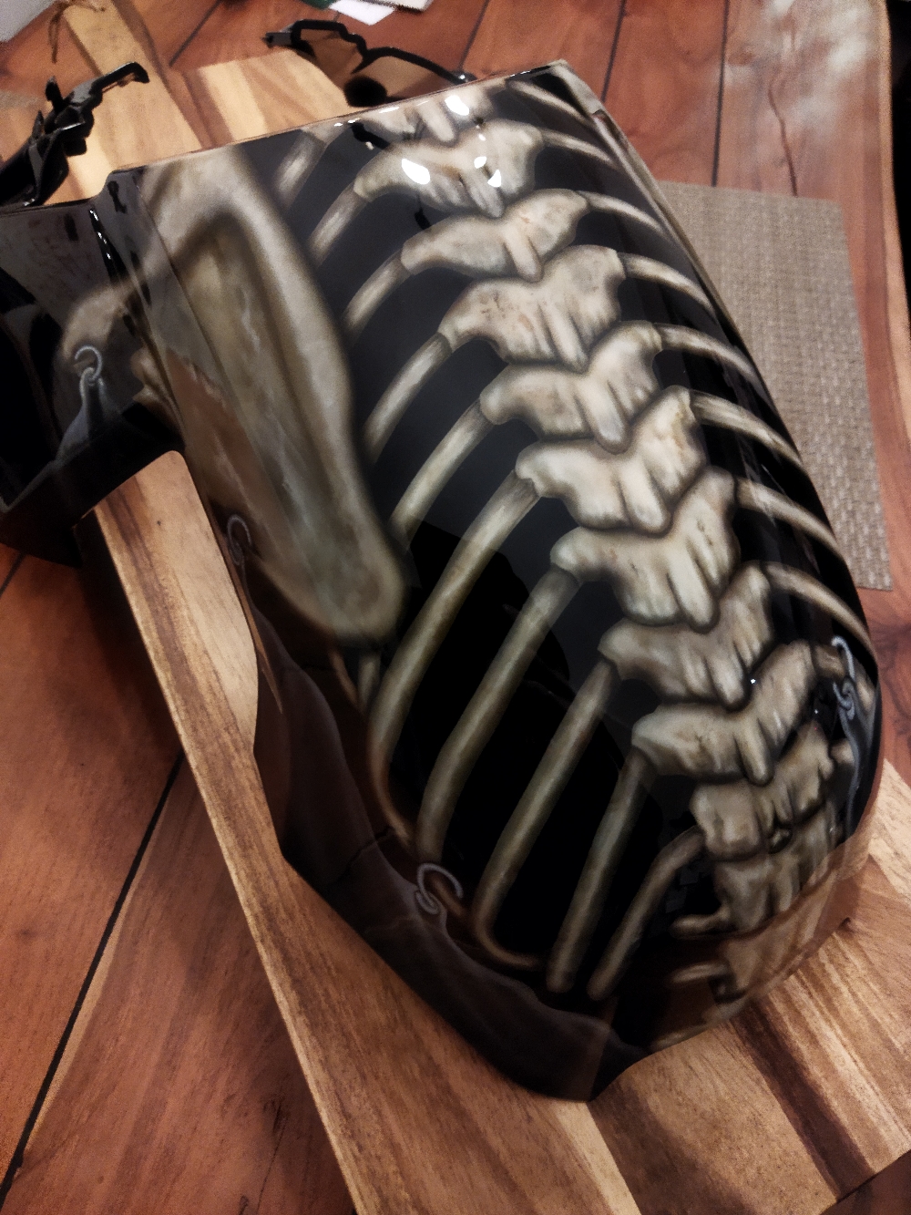 Airbrush auf Tankverkleidung 