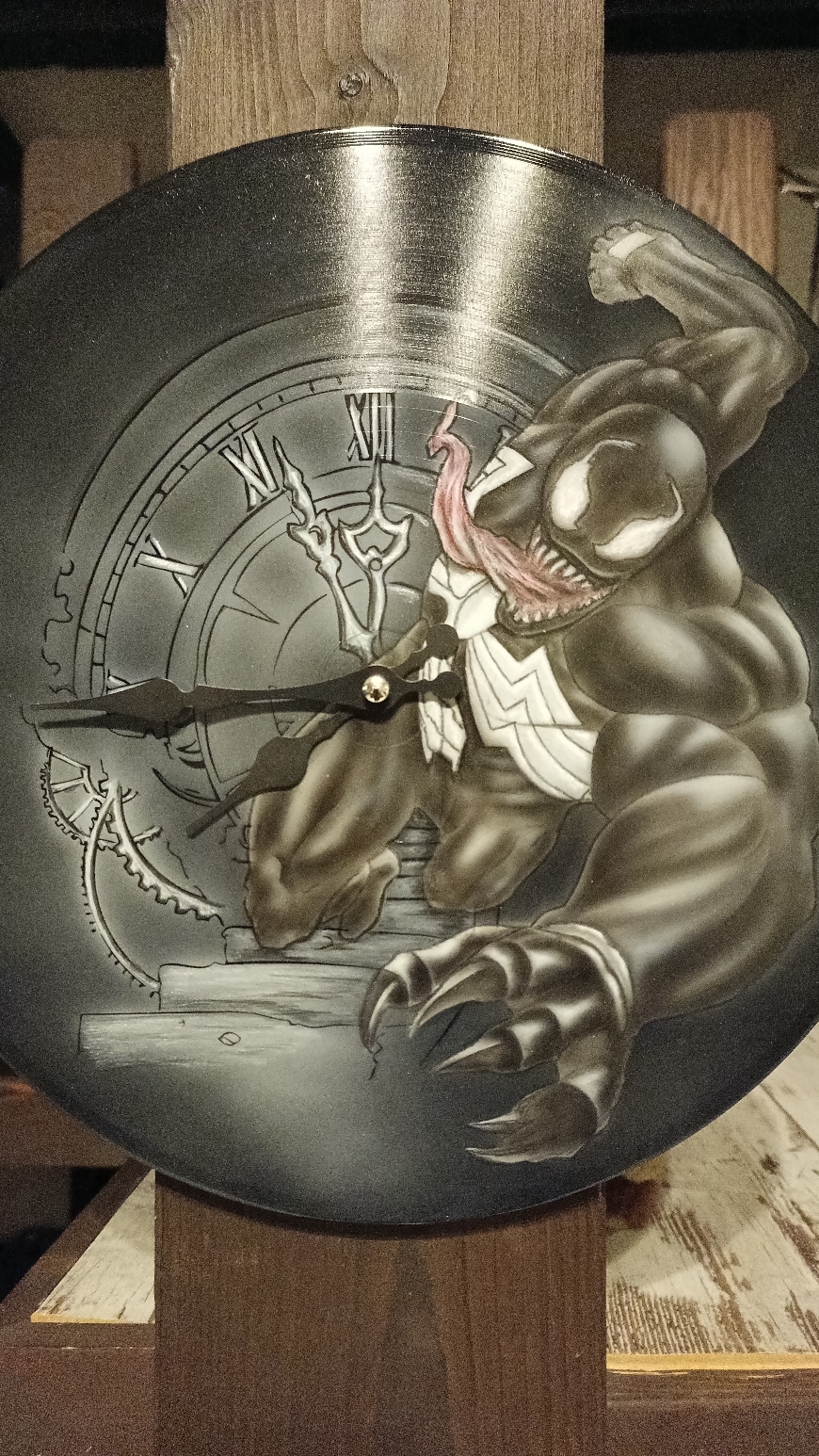 Airbrush auf einer Schaltplatte 