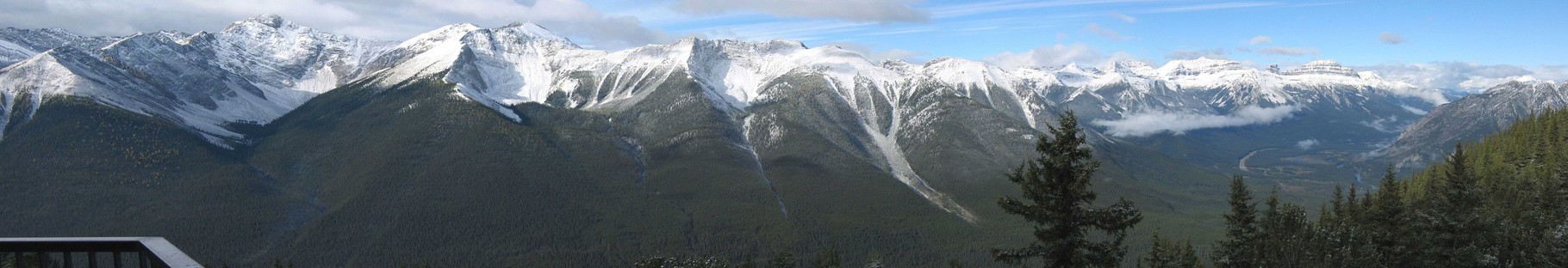 Panorama vom Sulphur Mountain