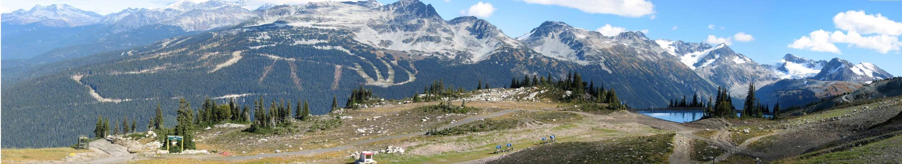 Panorama vom Whistler Mountain