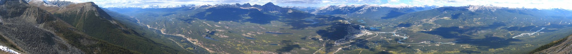 Panorama vom Mount Whistler