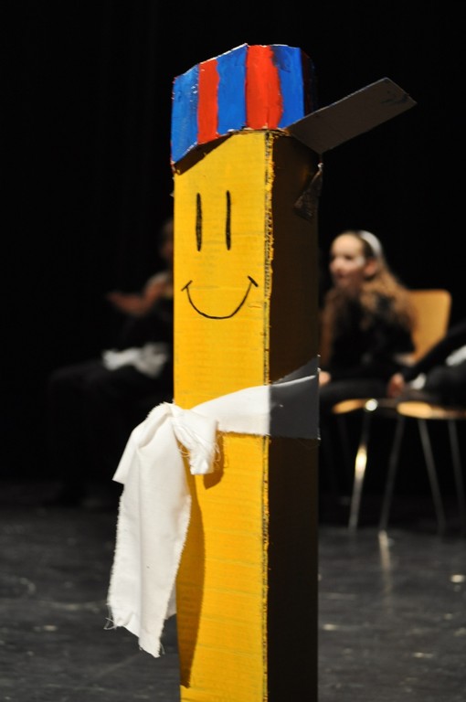 La mascotte d'une équipe blanche: Les P'tites frites.