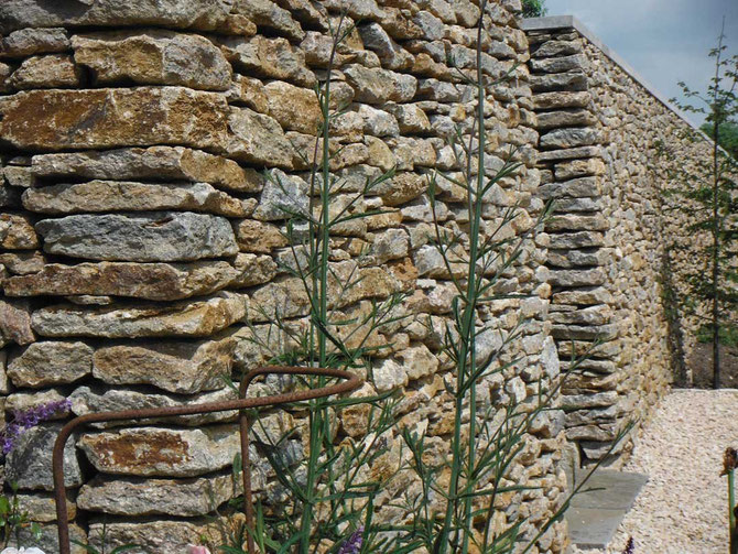 Dry stone walling