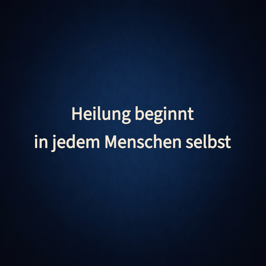 Zwischen Heilung und Eigenverantwortung