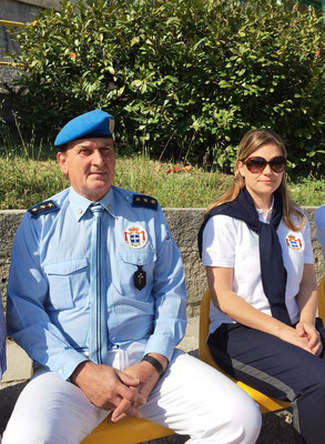 Comandante Luigi Zanni e Principessa Nina Menegatto - Commander Luigi Zanni and Princess Nina Menegatto