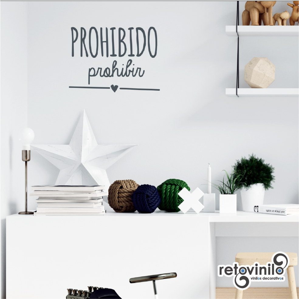 vinilos decorativos, frases, textos, A4, infantiles