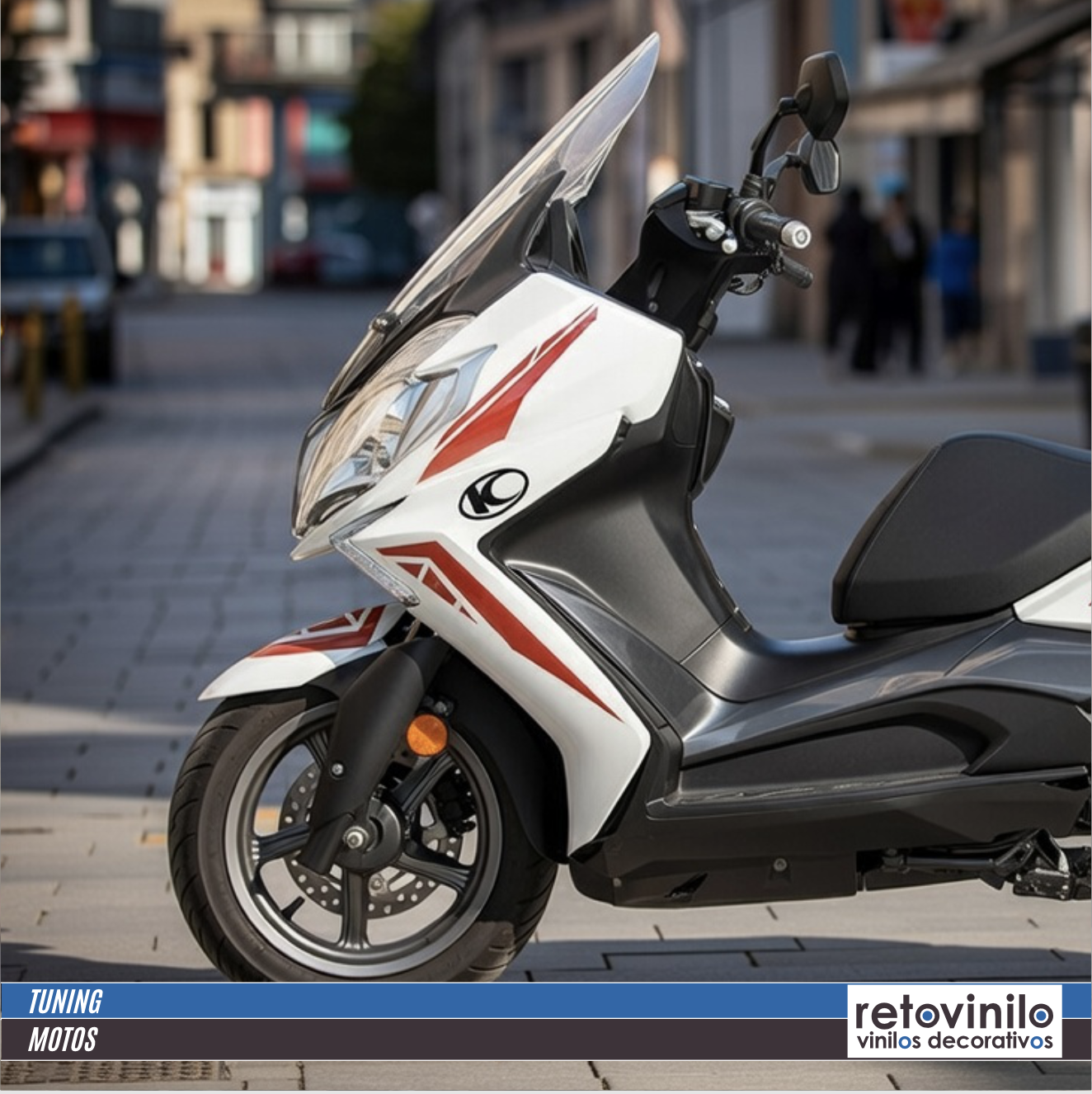 Pegatina moto superdink