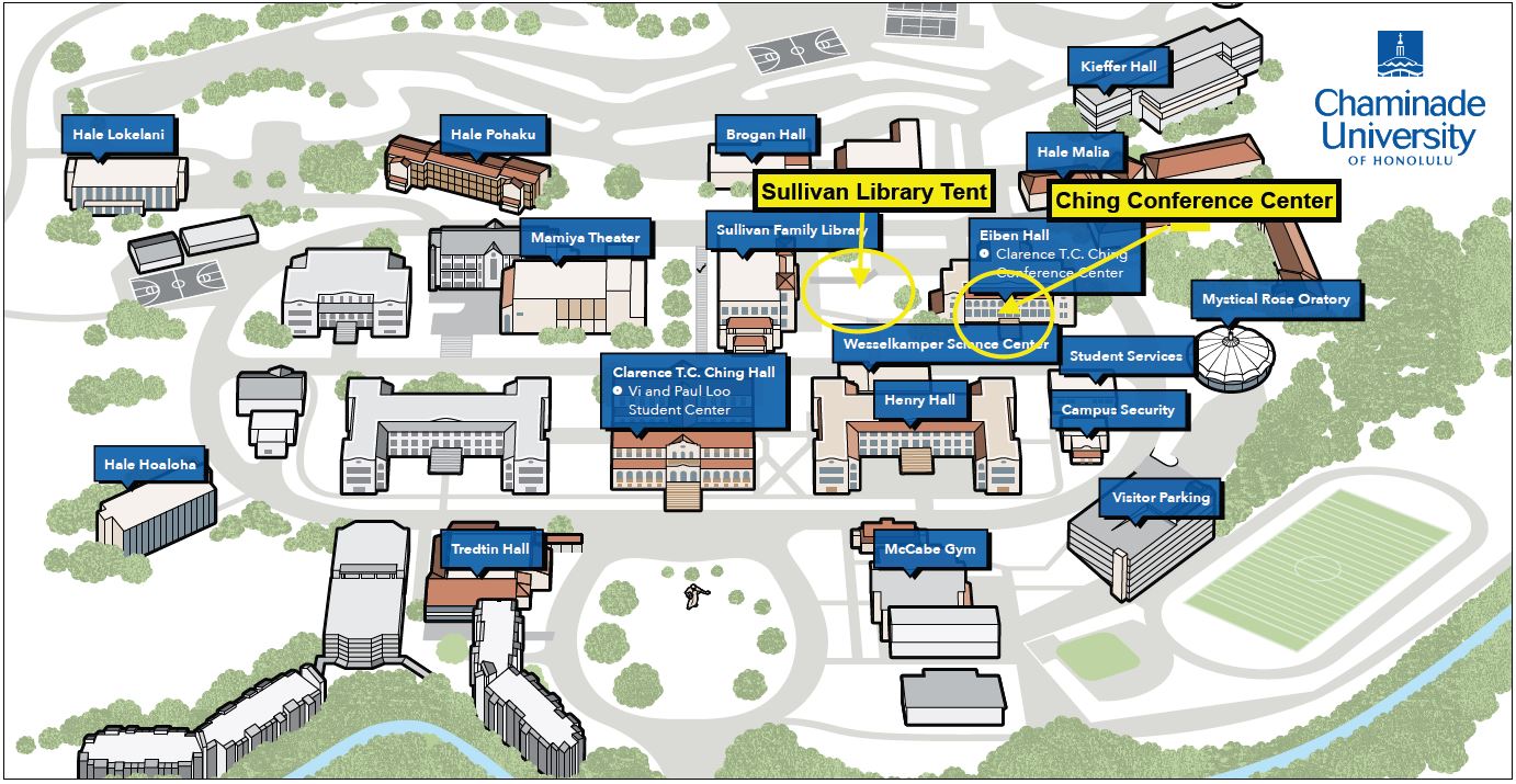 Chaminade University Campus Map - Eloise Michaella