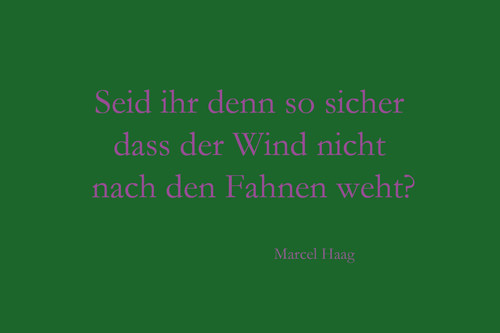 Deutsche Poesie - Seid ihr denn so sicher - Marcel Haag