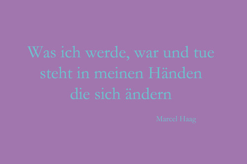 Deutsche Poesie - Was in meinen Händen steht - Marcel Haag