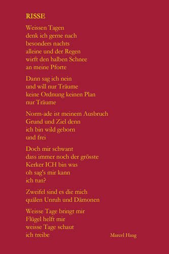 Deutsche Poesie - Risse - Marcel Haag