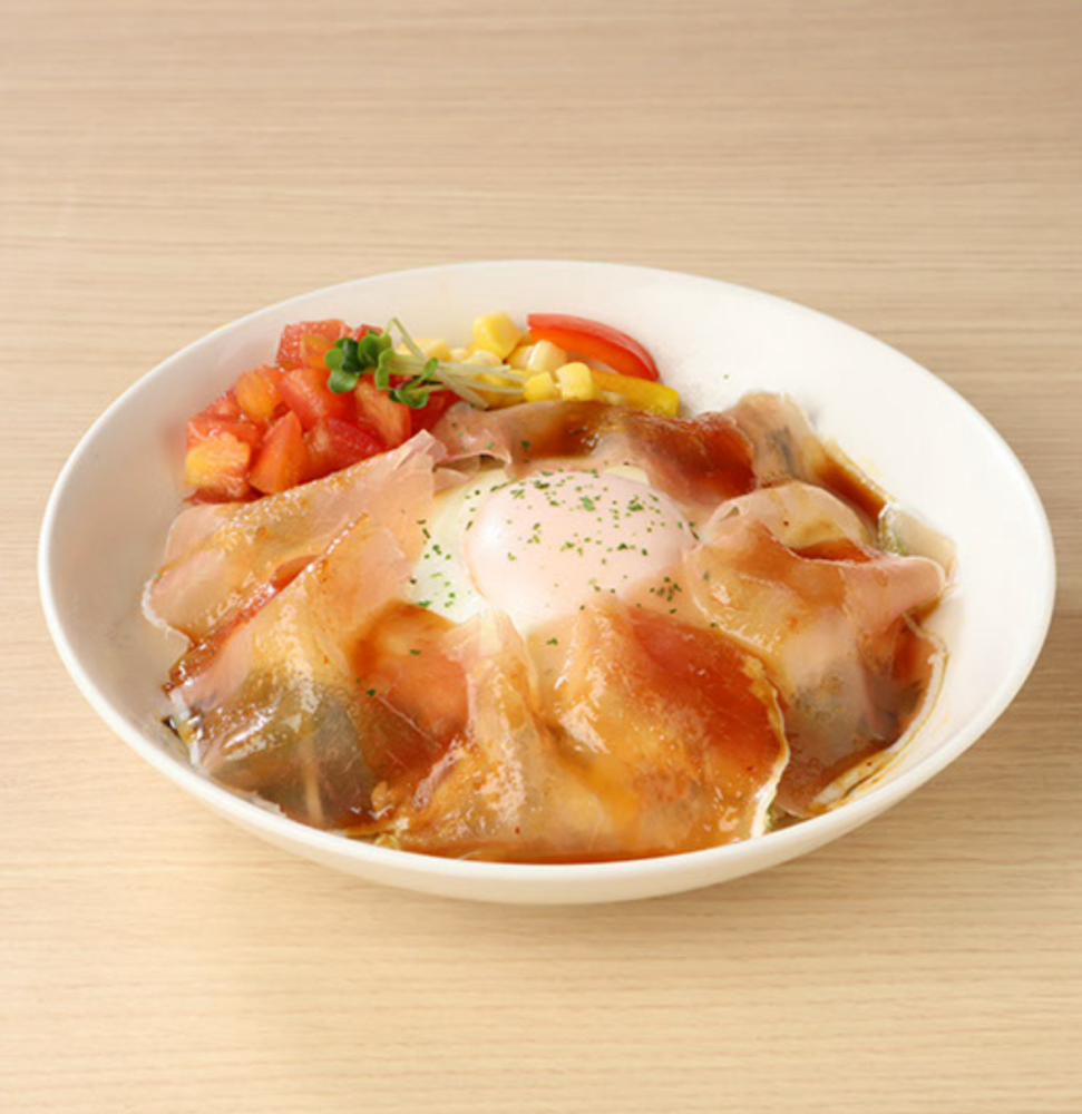 洋食工房ANCAFE（アンカフェ）生ハムのロコモコ