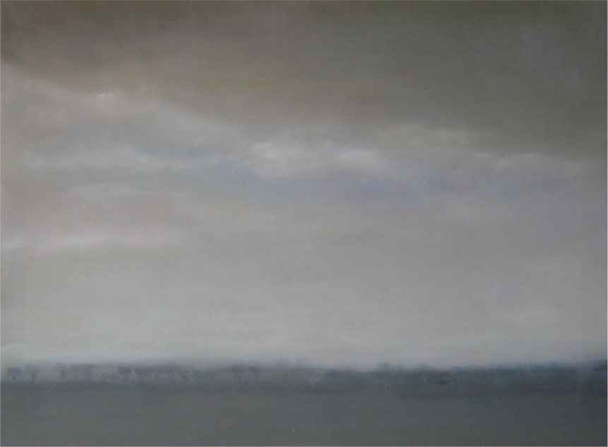 landschaftaufdemwegindieeifel | 60x80cm | öl auf leinen | 2008