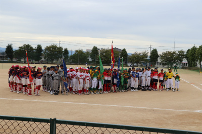 第39回北國新聞社杯争奪石川県ジュニアソフトボール大会開会式