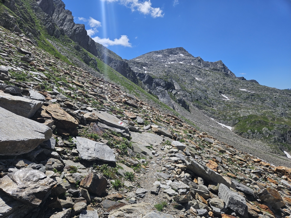Traverse zur Bocchettacdi Cadlimo.