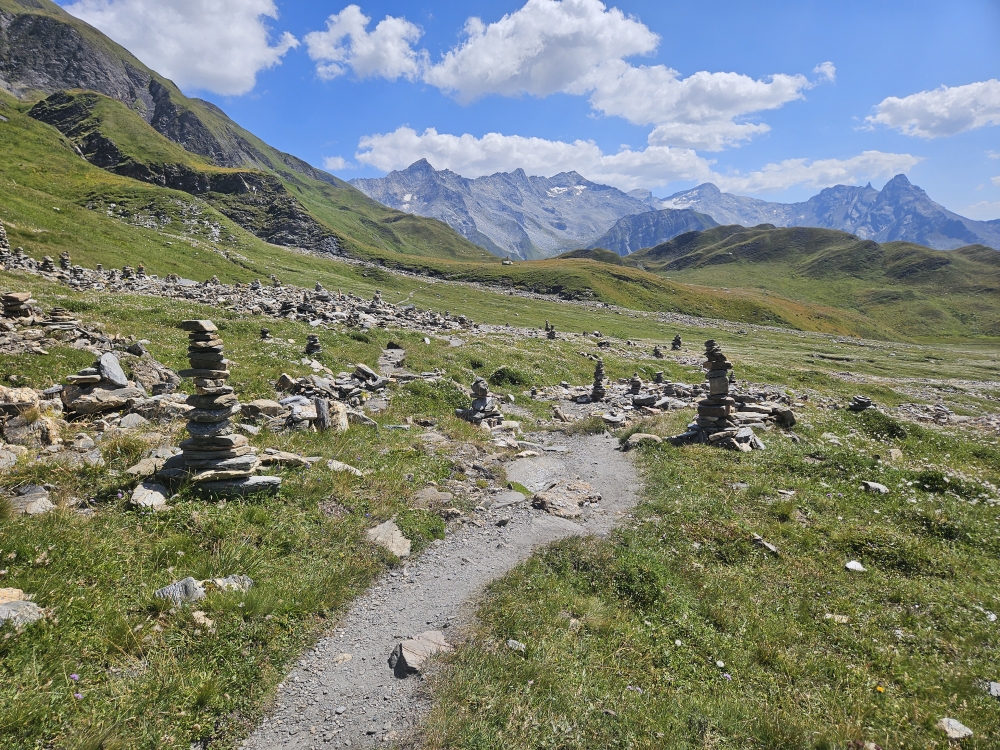 Der Motterascio-Hütte entgegen.