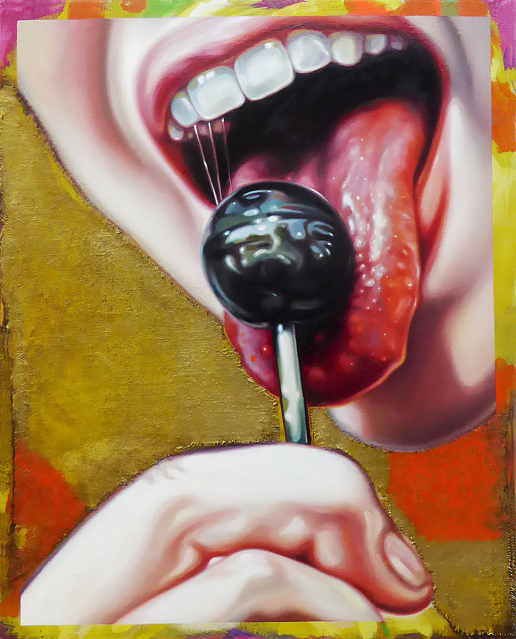 Lollipop, 100x80 cm, Öl auf Leinwand, 2019