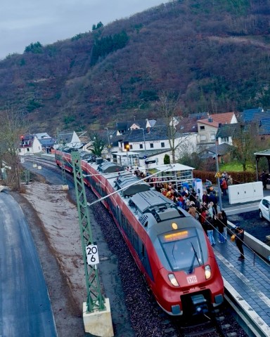 Die Ahrtalbahn ist zurück