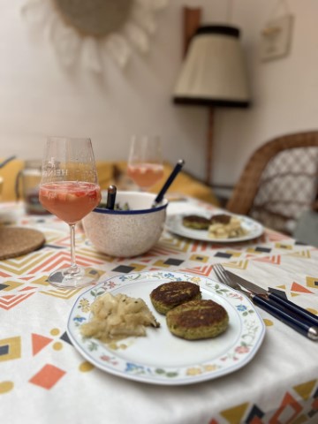 Abendessen im Wintergarten des Ahrteliers