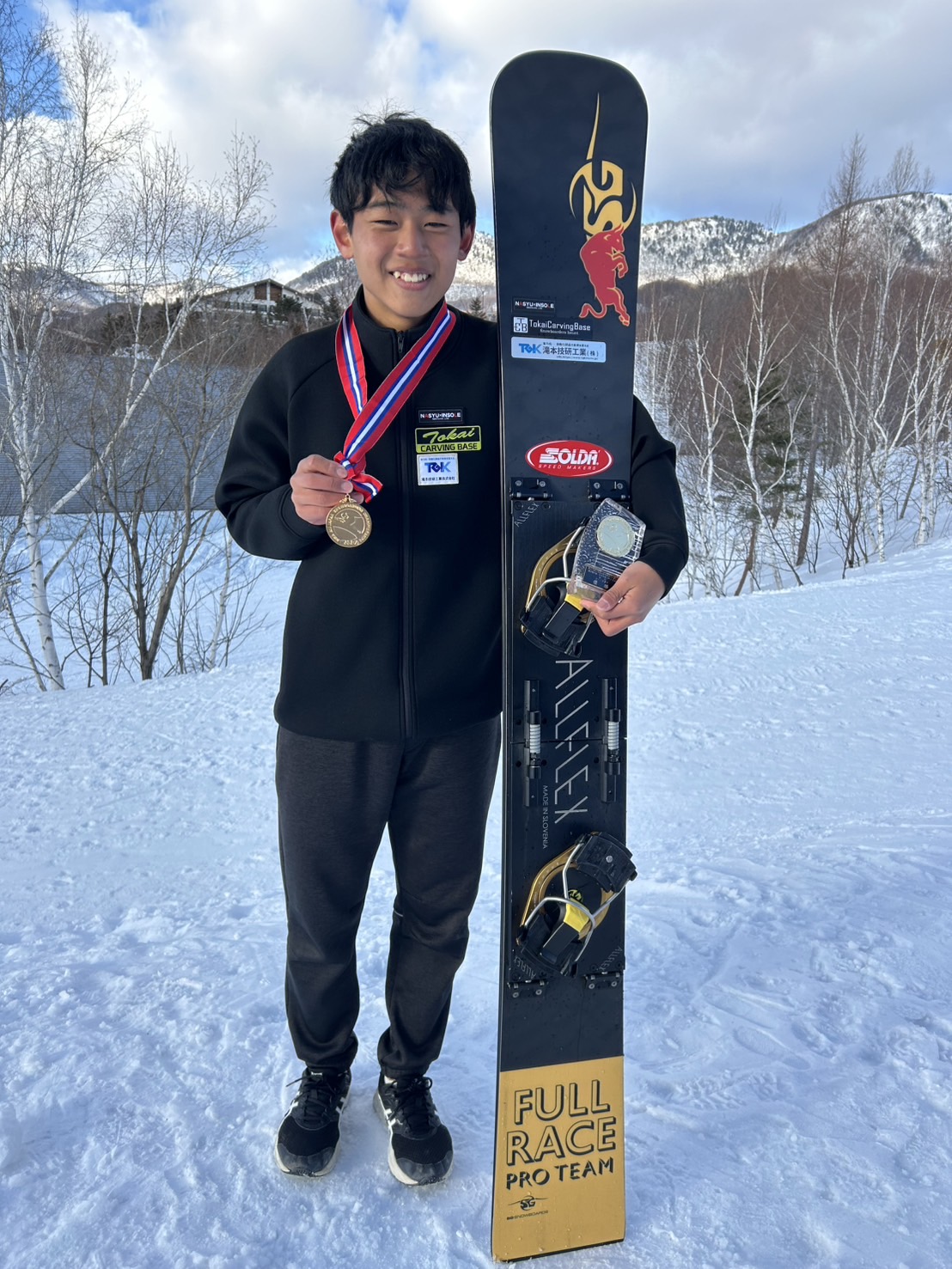 【サポート選手情報】若松虎次郎選手が第43回JSBA全日本スノーボード選手権大会KENBIKI　CUPで優勝し日本一に！