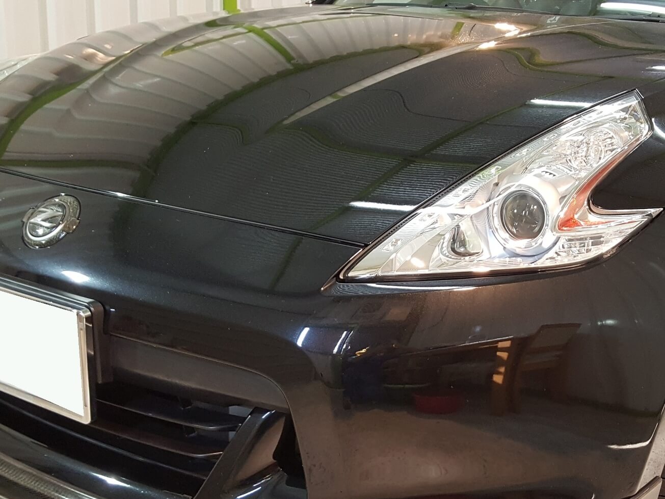 Z34 ヘッドライト磨き 黄ばみ・曇り 埼玉 - 車磨き専門