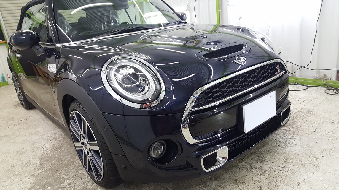 ミニクーパーs カブリオレ 新車 幌コーティング ナノガラスコーティング 埼玉 車磨き専門 アートディテール ミニクーパーs カブリオレ 新車 幌コーティング ナノガラスコーティング 埼玉 車磨き専門 アートディテール