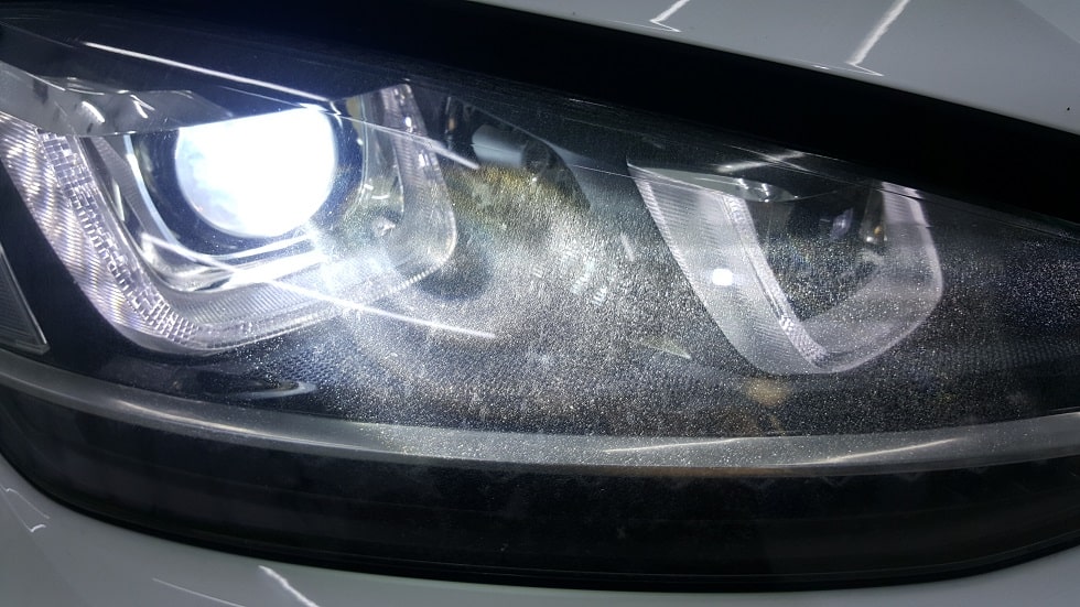 ゴルフ7R ヘッドライト　(磨き・レンズコーティング済み) Volkswagen Golf R mk7⁄ヘッドライトリペア施工例⁄東京都世田谷区I様