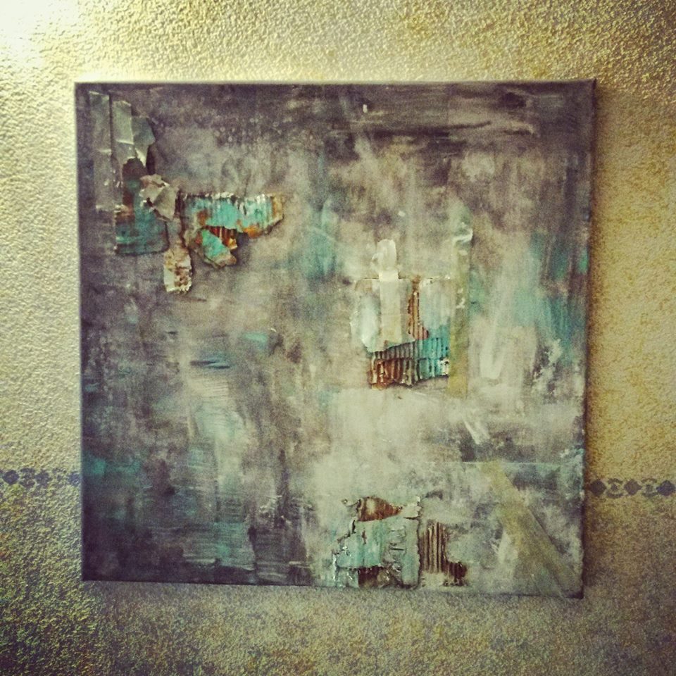 "Baustelle", divers auf Leinwand, 2014