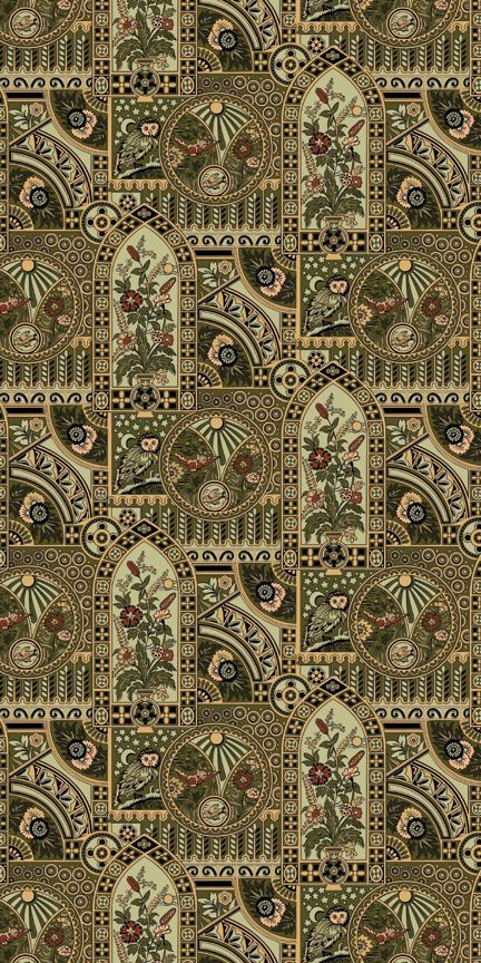 Anglo-Japanese style of wallpaper