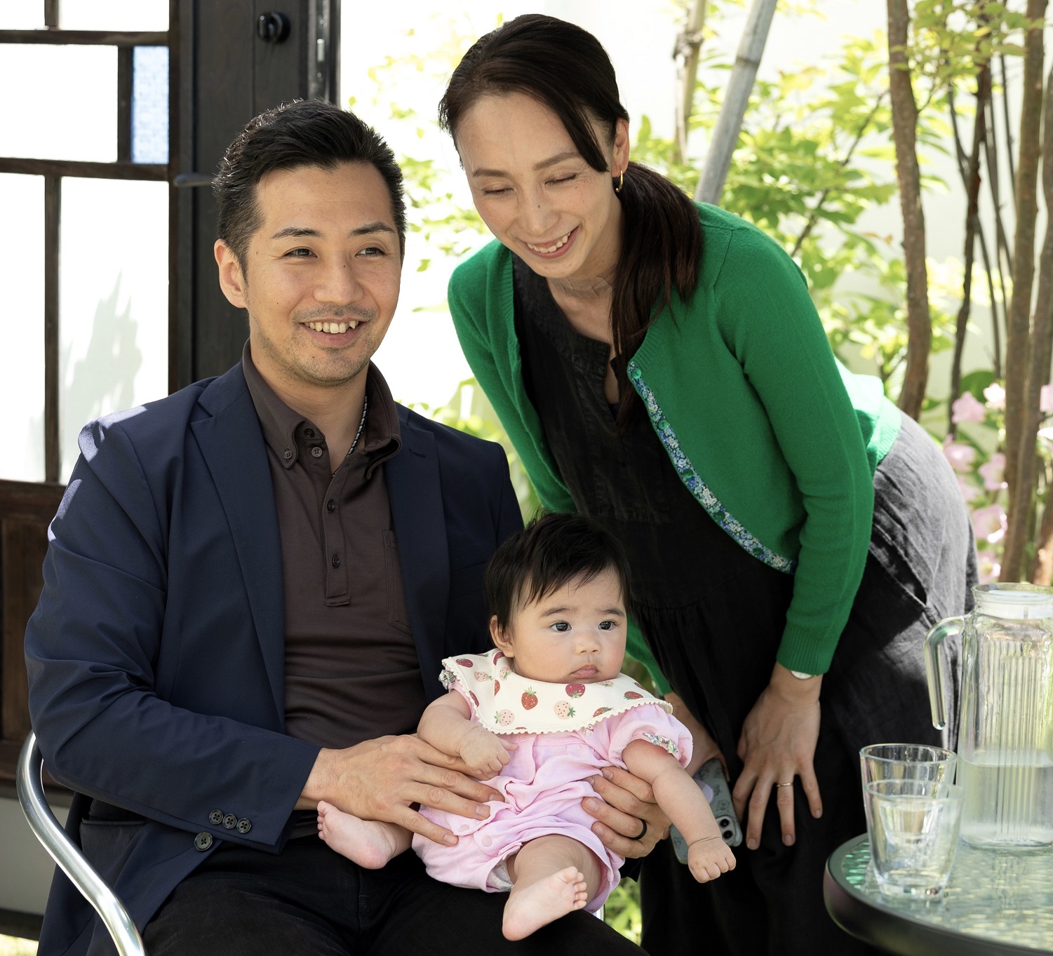 妻と長女