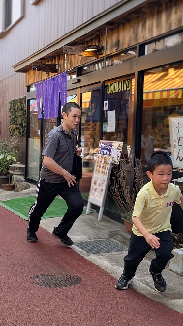 元気よく走りだす