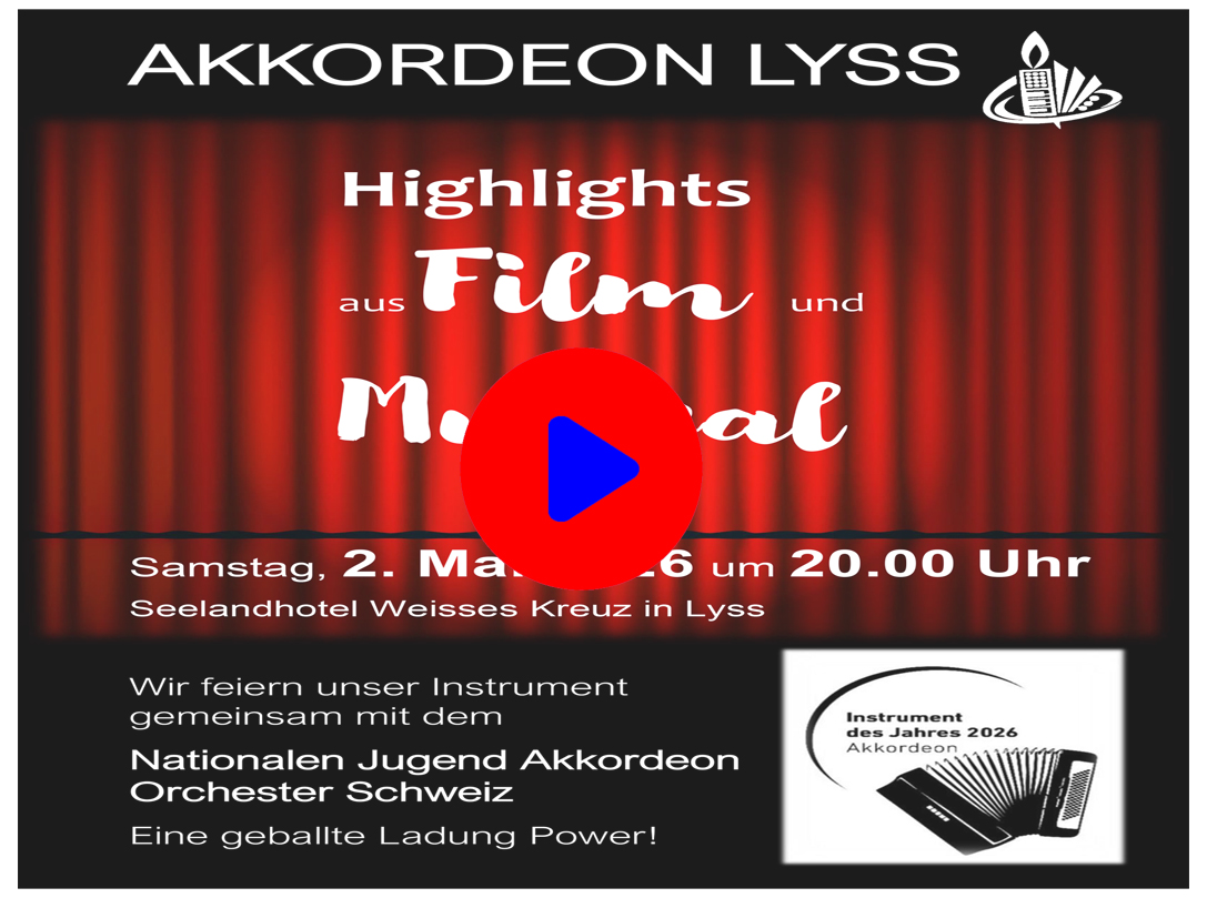 Jahreskonzert 2026: FILM & MUSICAL