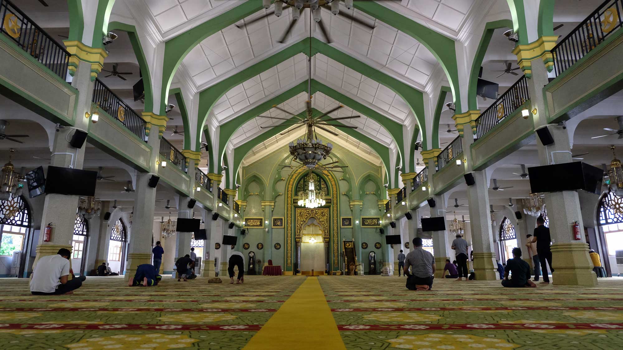 in der Masjid Sultan Moschee