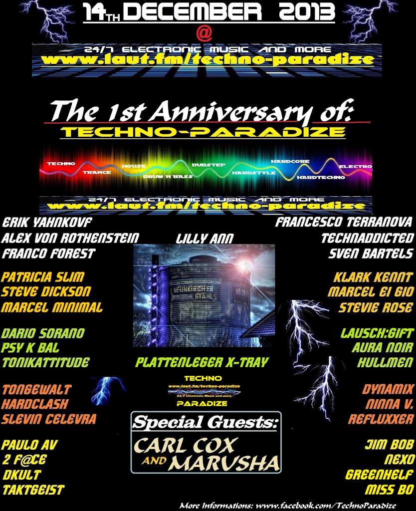 The 1st Anniversary of Techno-Paradize 2013