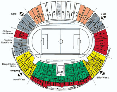 Ticketplan Olympiastadion München