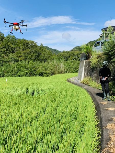 農業散布はドローンの時代